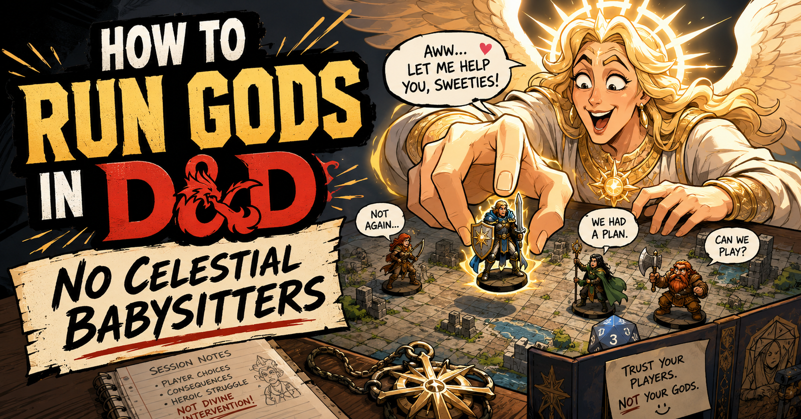 How to Make Gods Active in a D&D Campaign Without Turning Players into Spectators