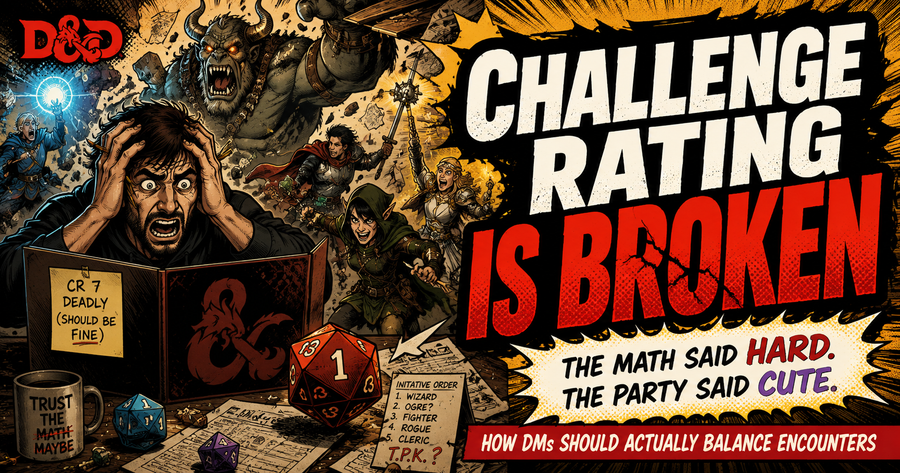 Challenge Rating Is Broken: How DMs Should Actually Balance Encounters