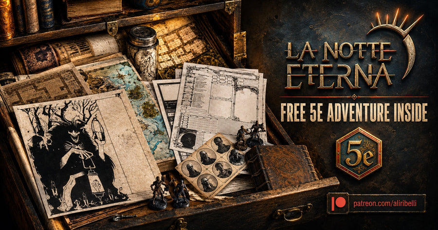 Inside the La Notte Eterna Patreon: The 5e Vault and a Free Adventure