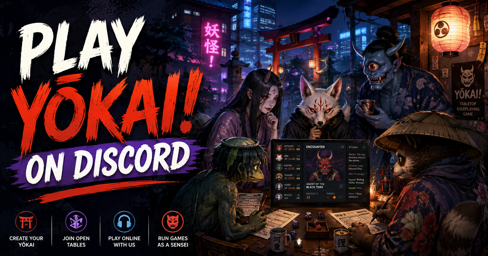 You Can Now Play Yōkai! on Discord
