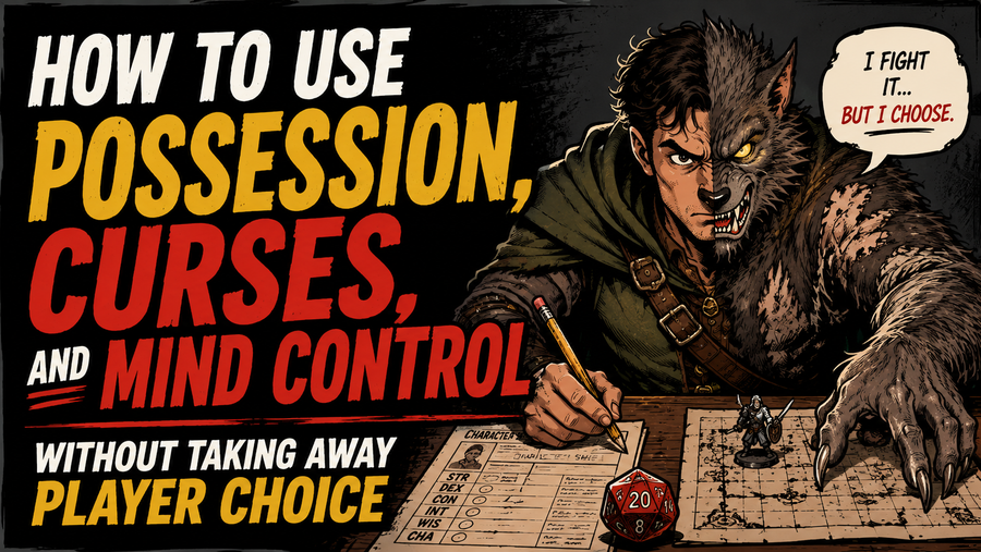 How to Use Possession, Curses, and Mind Control Without Taking Away Player Choice