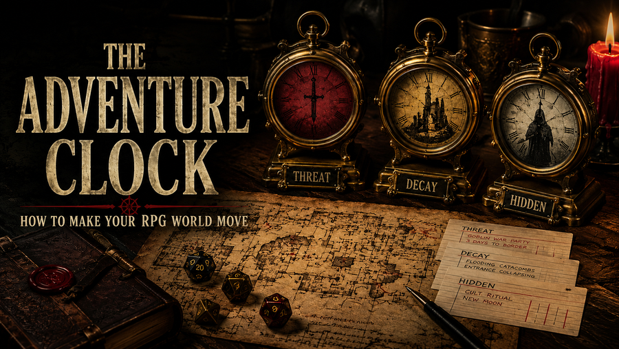 The Adventure Clock: How to Make Your RPG World Move