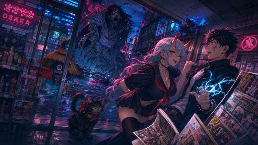 A Konbini, Two Oni, and a Ghost: This Is Yōkai!