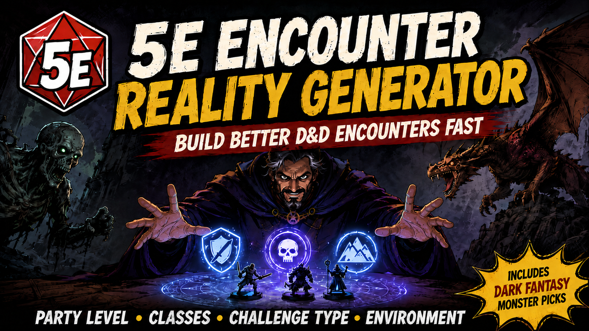 5e Encounter Reality Generator