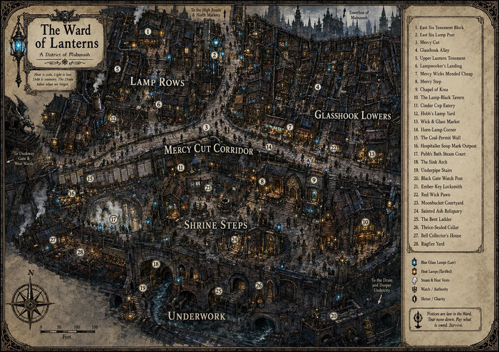 The Ward of Lanterns Map Pack