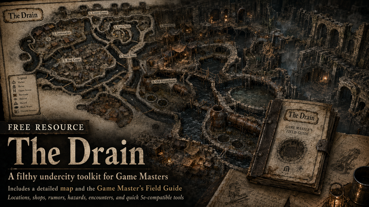 The Drain: Game Master’s Field Guide